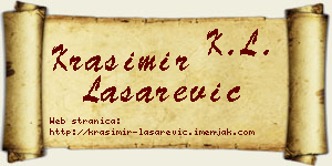 Krasimir Lašarević vizit kartica